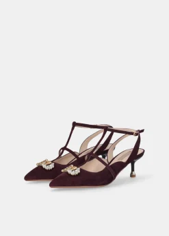 Liu Jo Slingbacks avec logo bijou|Femme Escarpins