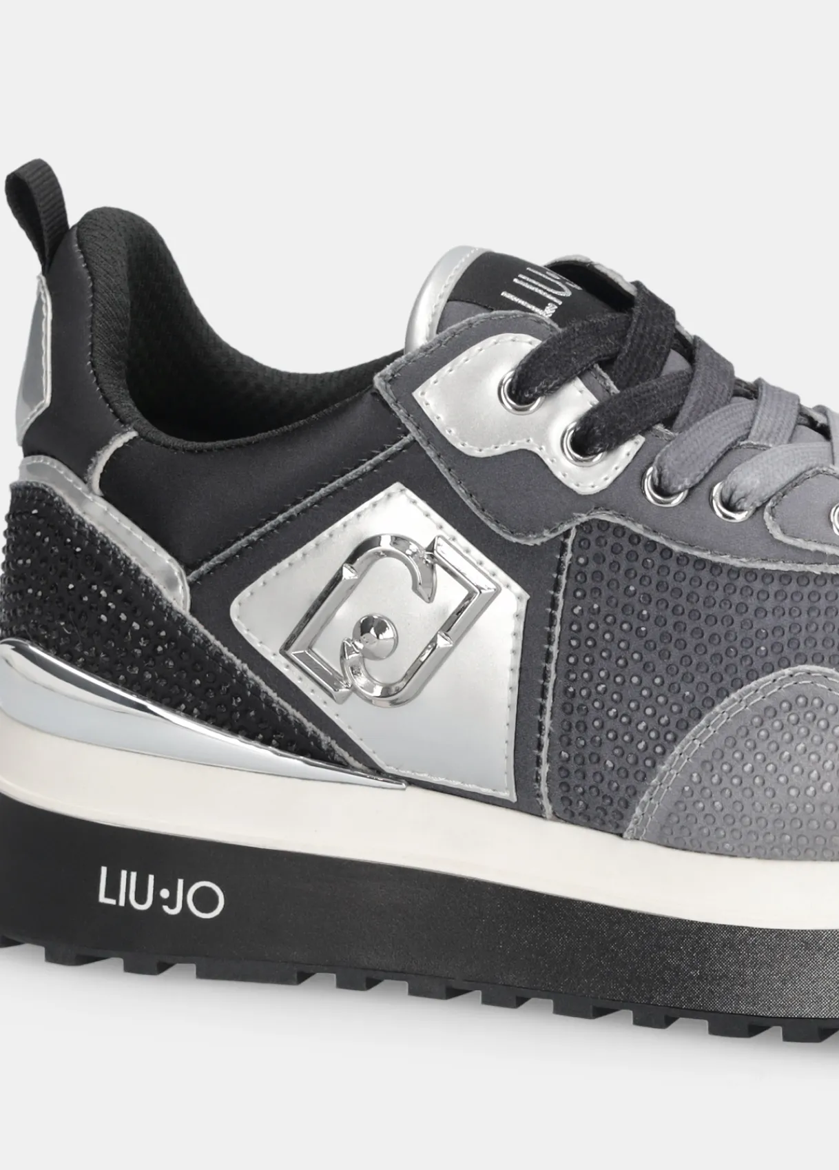 Liu Jo Sneakers à plateforme avec strass all-over|Femme Sneakers