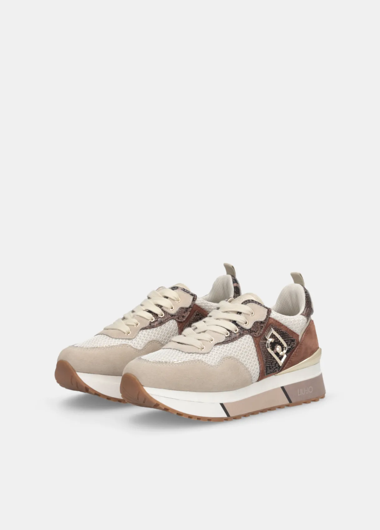 Liu Jo Sneakers à plateforme avec détails python|Femme Sneakers