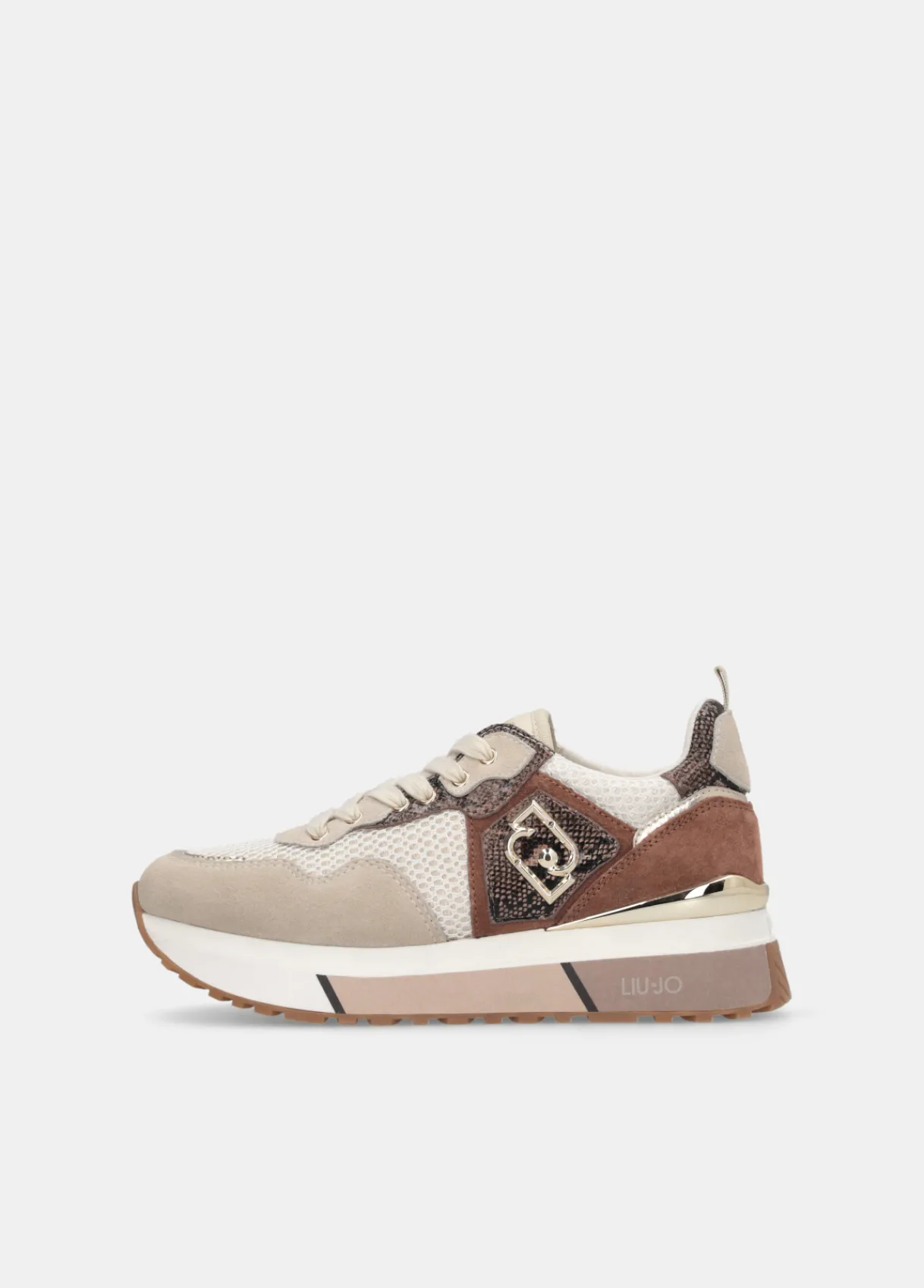 Liu Jo Sneakers à plateforme avec détails python|Femme Sneakers