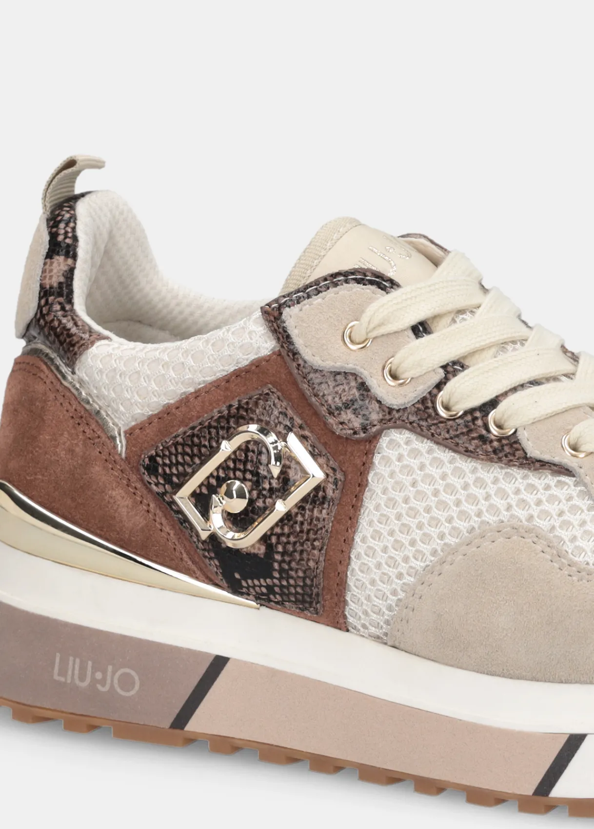 Liu Jo Sneakers à plateforme avec détails python|Femme Sneakers