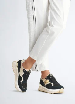Liu Jo Sneakers à plateforme avec broderies florales|Femme Sneakers