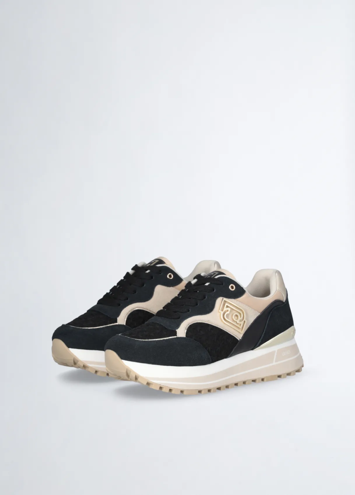 Liu Jo Sneakers à plateforme avec broderies florales|Femme Sneakers