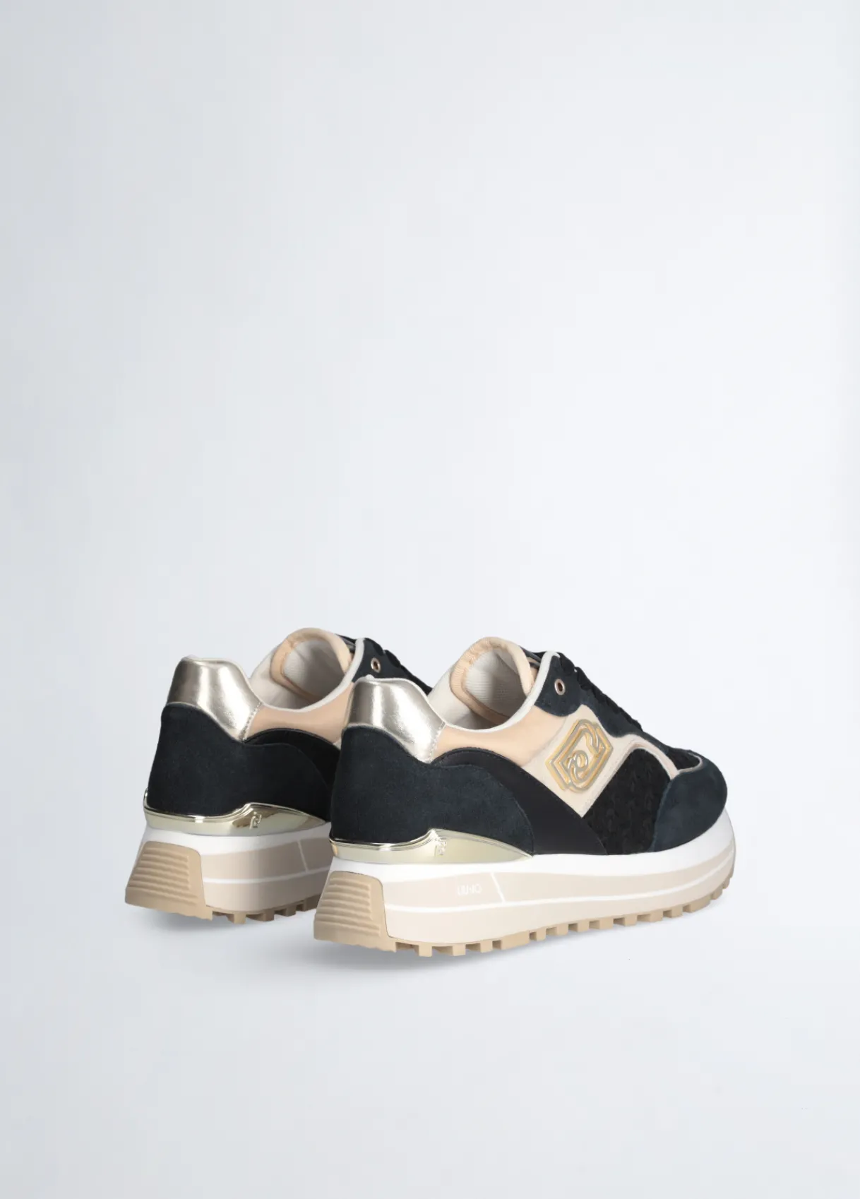 Liu Jo Sneakers à plateforme avec broderies florales|Femme Sneakers