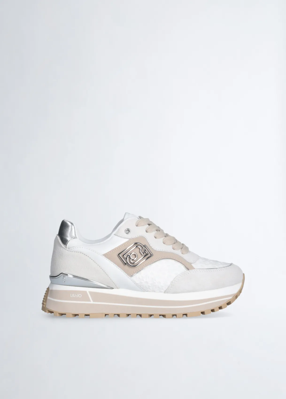 Liu Jo Sneakers à plateforme avec broderies florales|Femme Sneakers