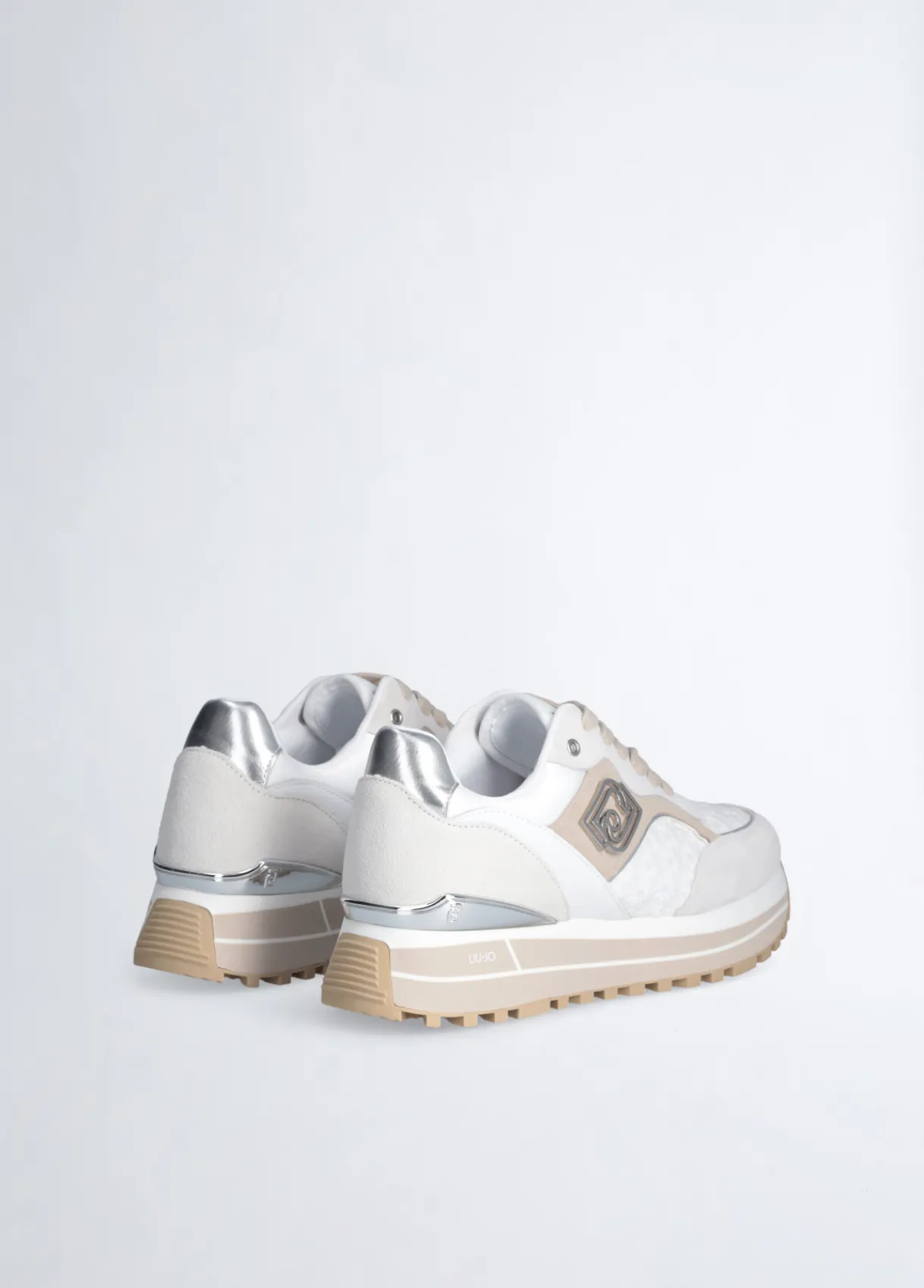 Liu Jo Sneakers à plateforme avec broderies florales|Femme Sneakers