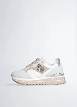 Liu Jo Sneakers à plateforme avec broderies florales|Femme Sneakers