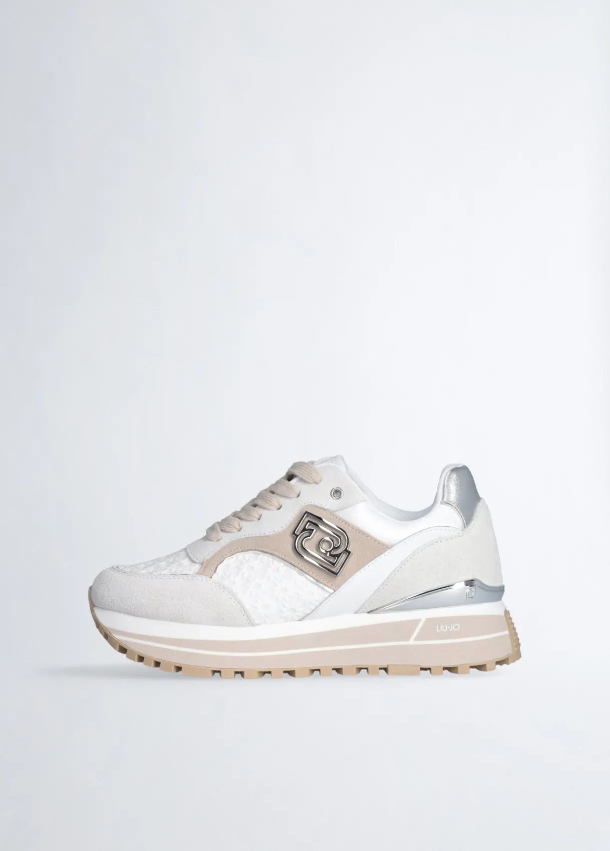 Liu Jo Sneakers à plateforme avec broderies florales|Femme Sneakers