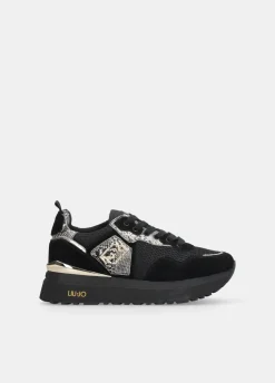 Liu Jo Sneakers à plateforme avec détails python|Femme Sneakers