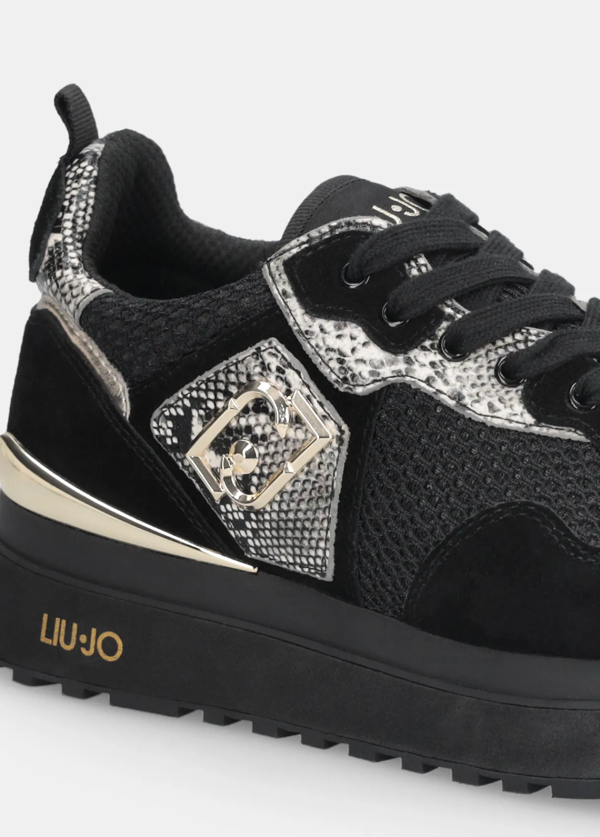 Liu Jo Sneakers à plateforme avec détails python|Femme Sneakers