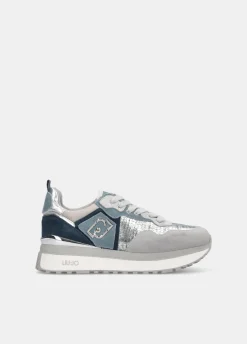Liu Jo Sneakers à plateforme effet lamé|Femme Sneakers