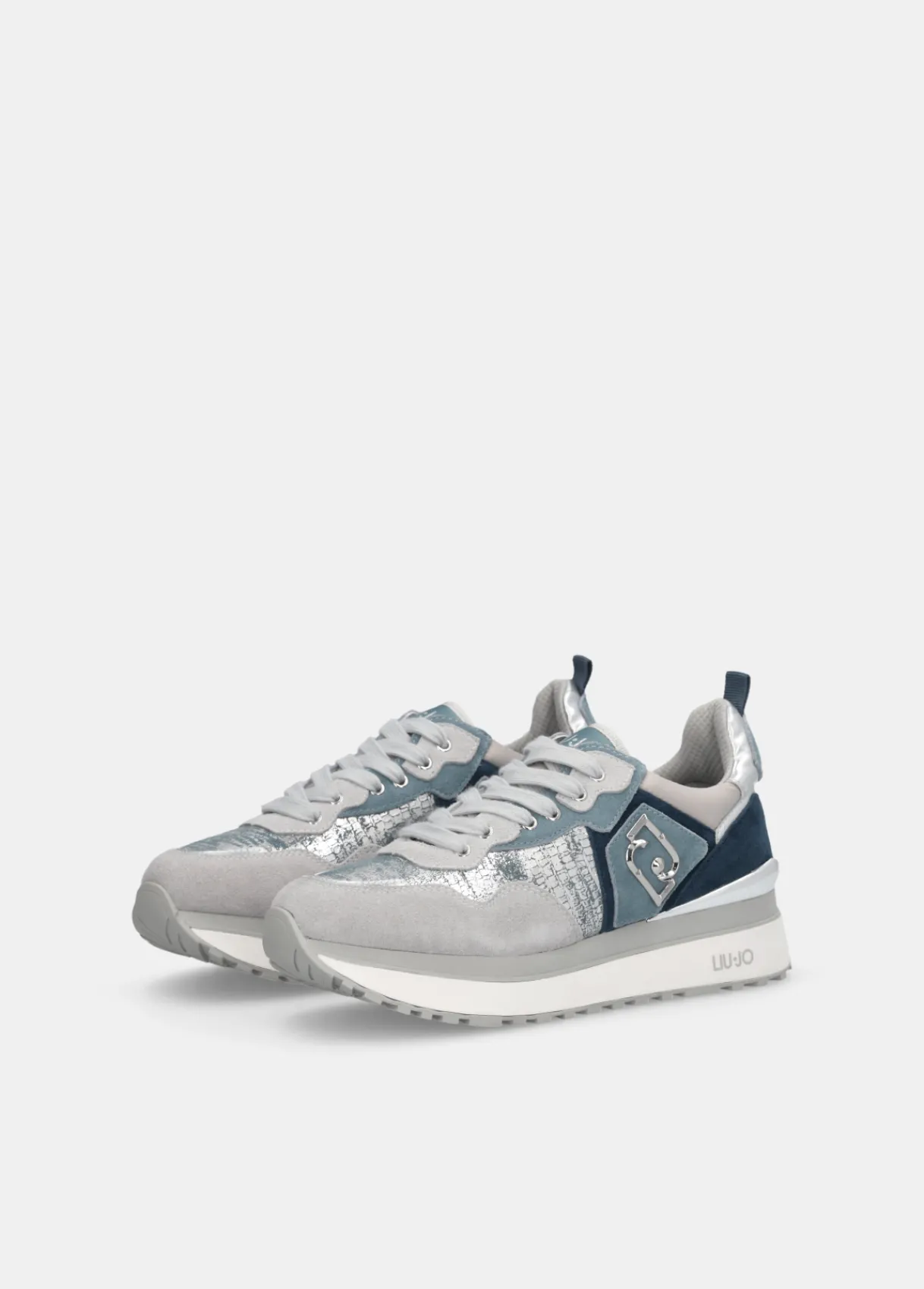 Liu Jo Sneakers à plateforme effet lamé|Femme Sneakers