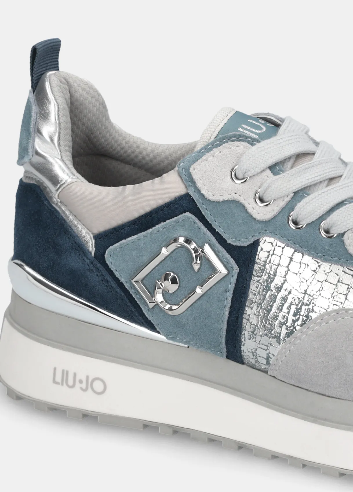 Liu Jo Sneakers à plateforme effet lamé|Femme Sneakers