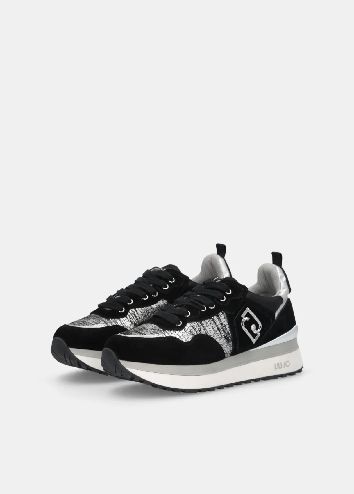 Liu Jo Sneakers à plateforme effet lamé|Femme Sneakers