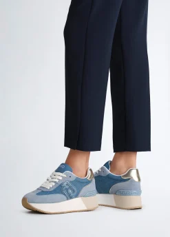 Liu Jo Sneakers à plateforme en denim|Femme Sneakers