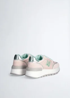 Liu Jo Sneakers à plateforme en daim et nylon|Femme Sneakers