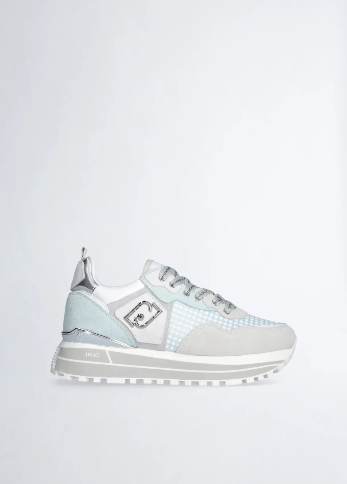 Liu Jo Sneakers à plateforme en daim et maille filet|Femme Sneakers