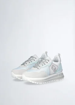Liu Jo Sneakers à plateforme en daim et maille filet|Femme Sneakers