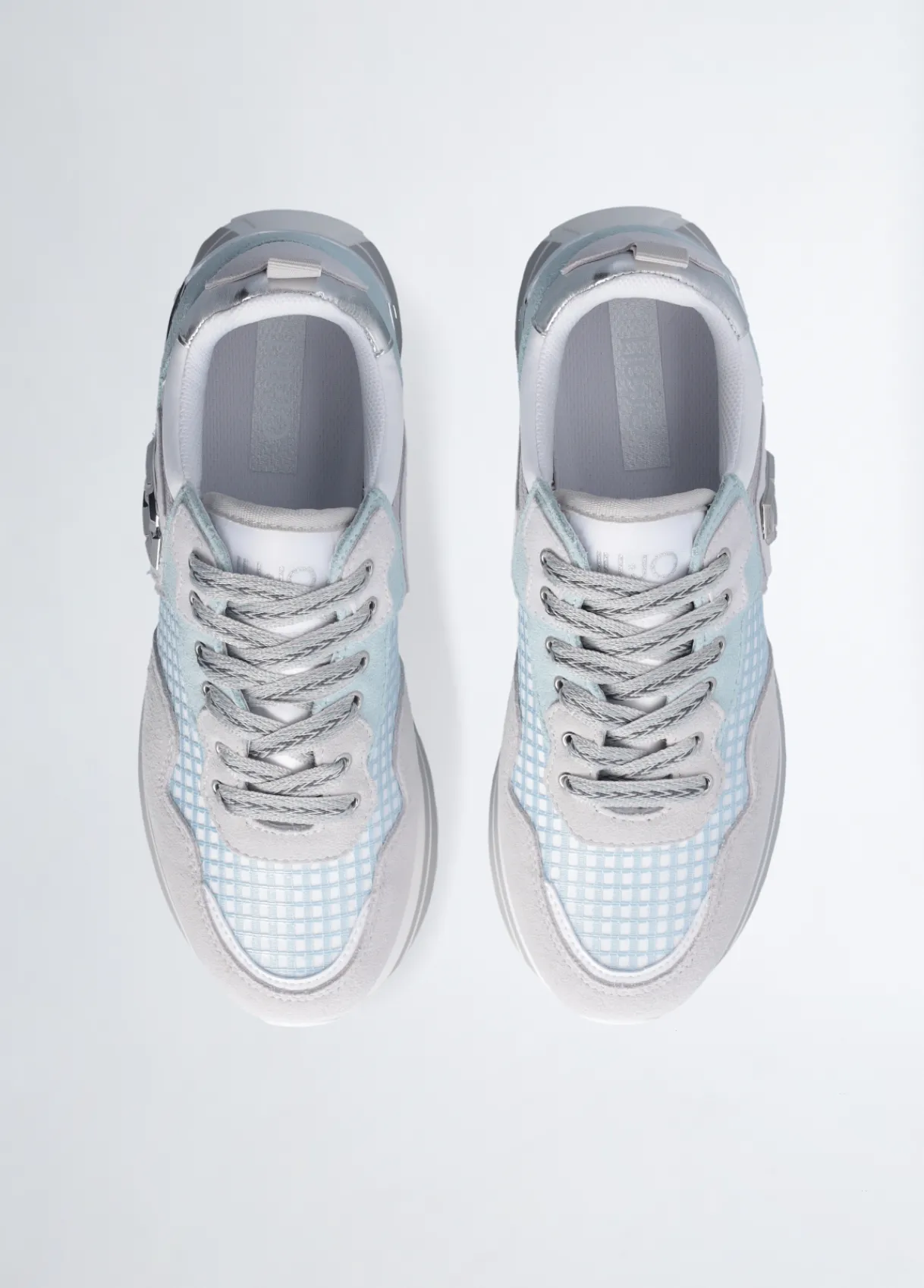 Liu Jo Sneakers à plateforme en daim et maille filet|Femme Sneakers