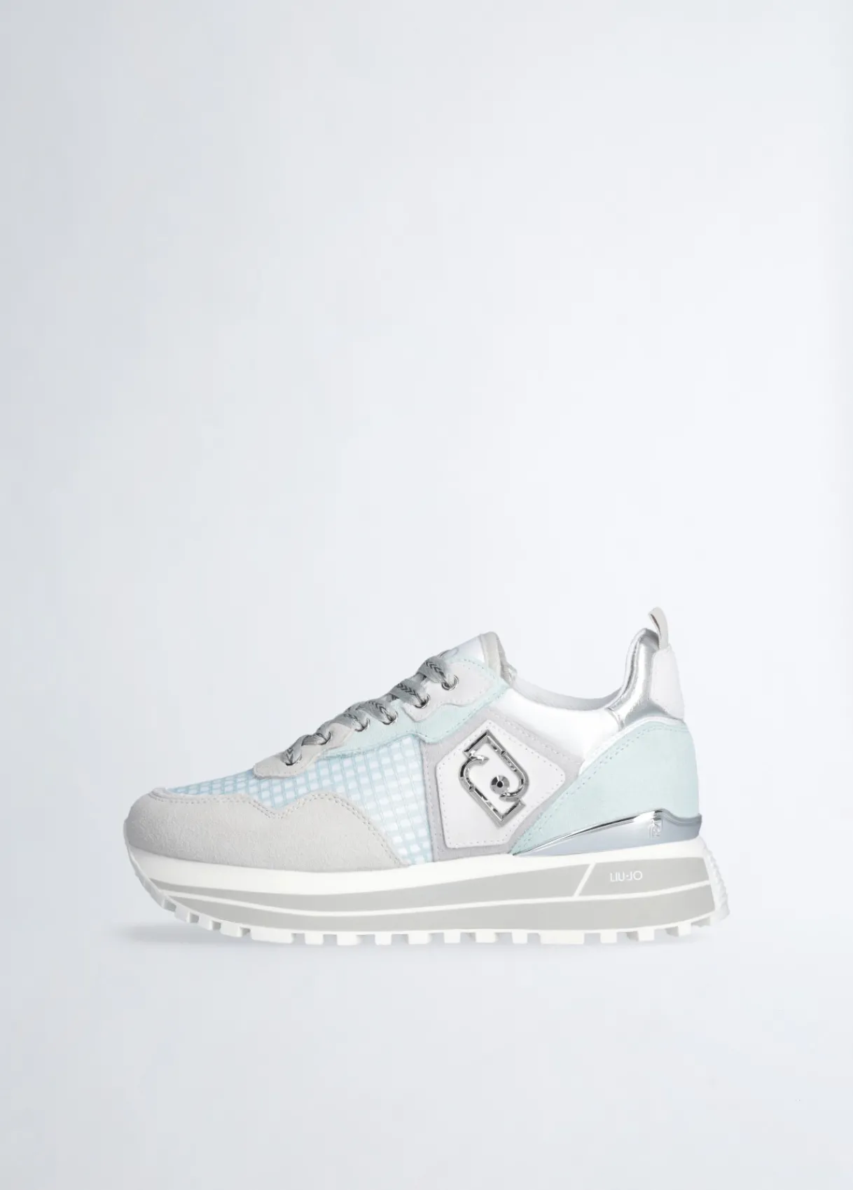 Liu Jo Sneakers à plateforme en daim et maille filet|Femme Sneakers