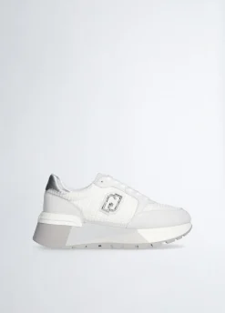 Liu Jo Sneakers à plateforme en daim et maille filet|Femme Sneakers
