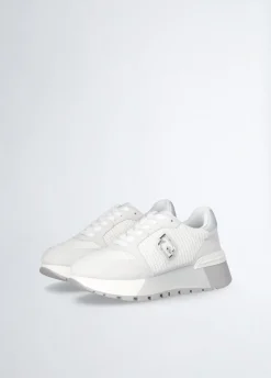 Liu Jo Sneakers à plateforme en daim et maille filet|Femme Sneakers
