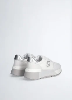 Liu Jo Sneakers à plateforme en daim et maille filet|Femme Sneakers