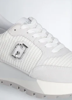 Liu Jo Sneakers à plateforme en daim et maille filet|Femme Sneakers