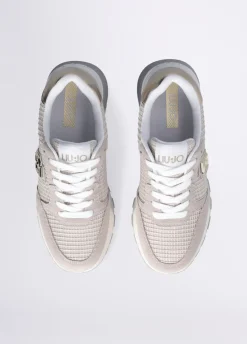 Liu Jo Sneakers à plateforme en daim et maille filet|Femme Sneakers