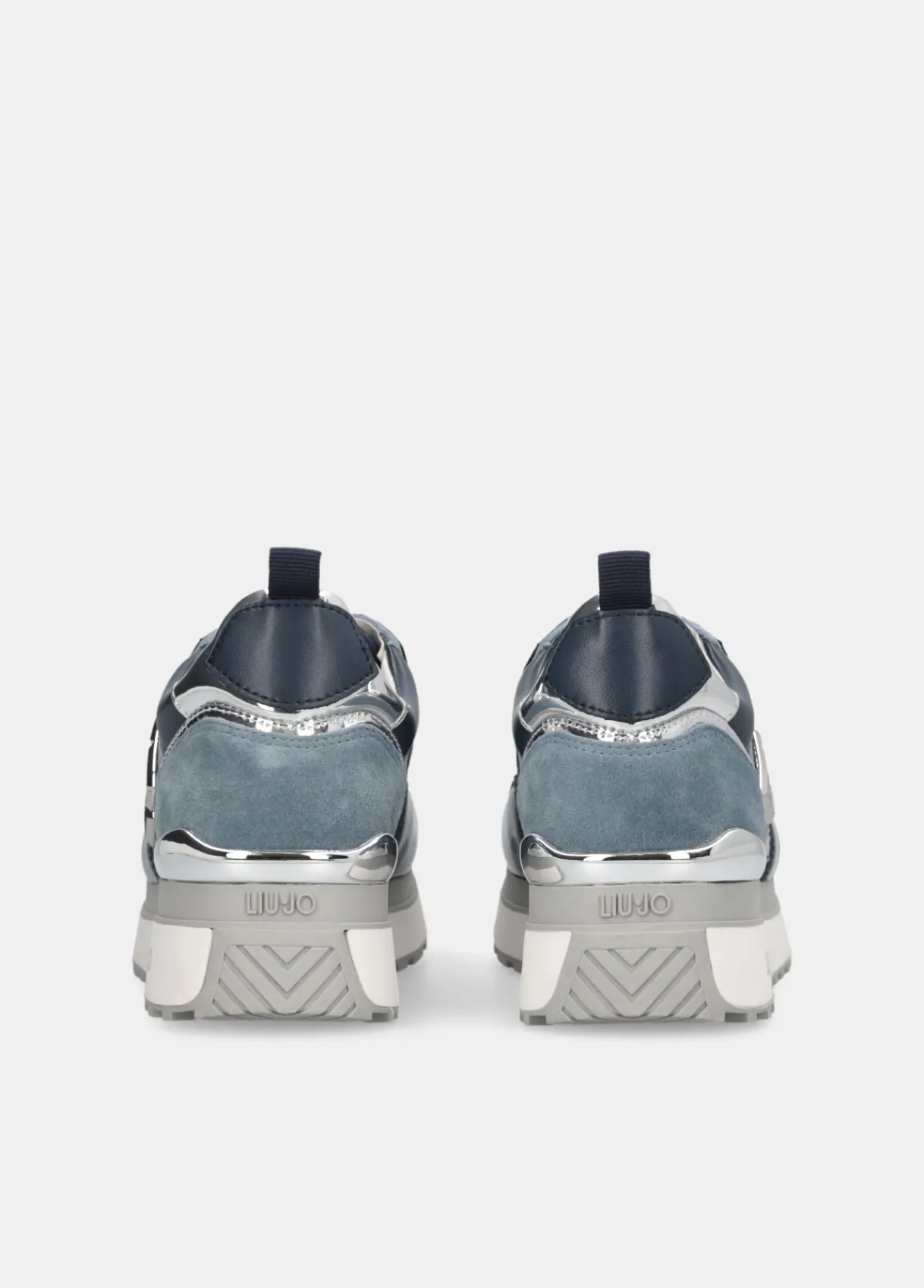 Liu Jo Sneakers à plateforme en denim brillant|Femme Sneakers