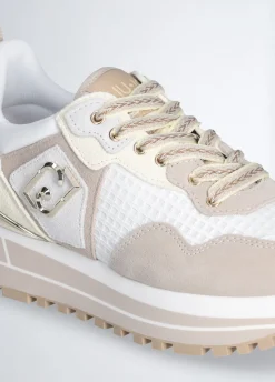 Liu Jo Sneakers à plateforme en daim et maille filet|Femme Sneakers
