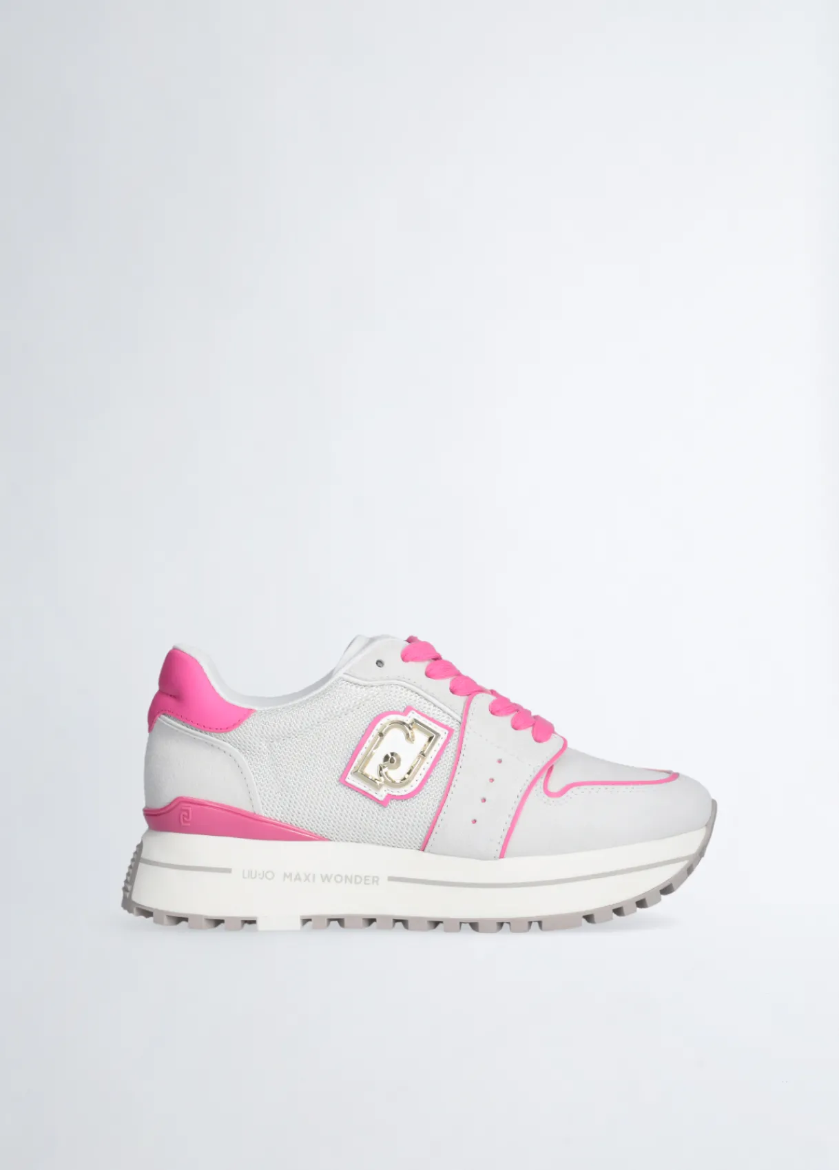Liu Jo Sneakers à plateforme en daim et maille filet|Femme Sneakers