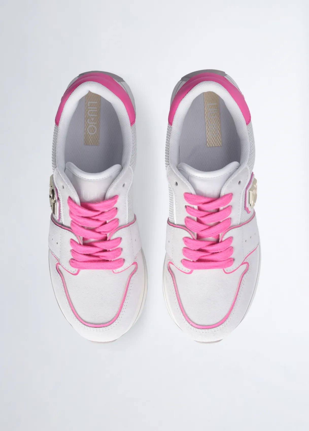 Liu Jo Sneakers à plateforme en daim et maille filet|Femme Sneakers