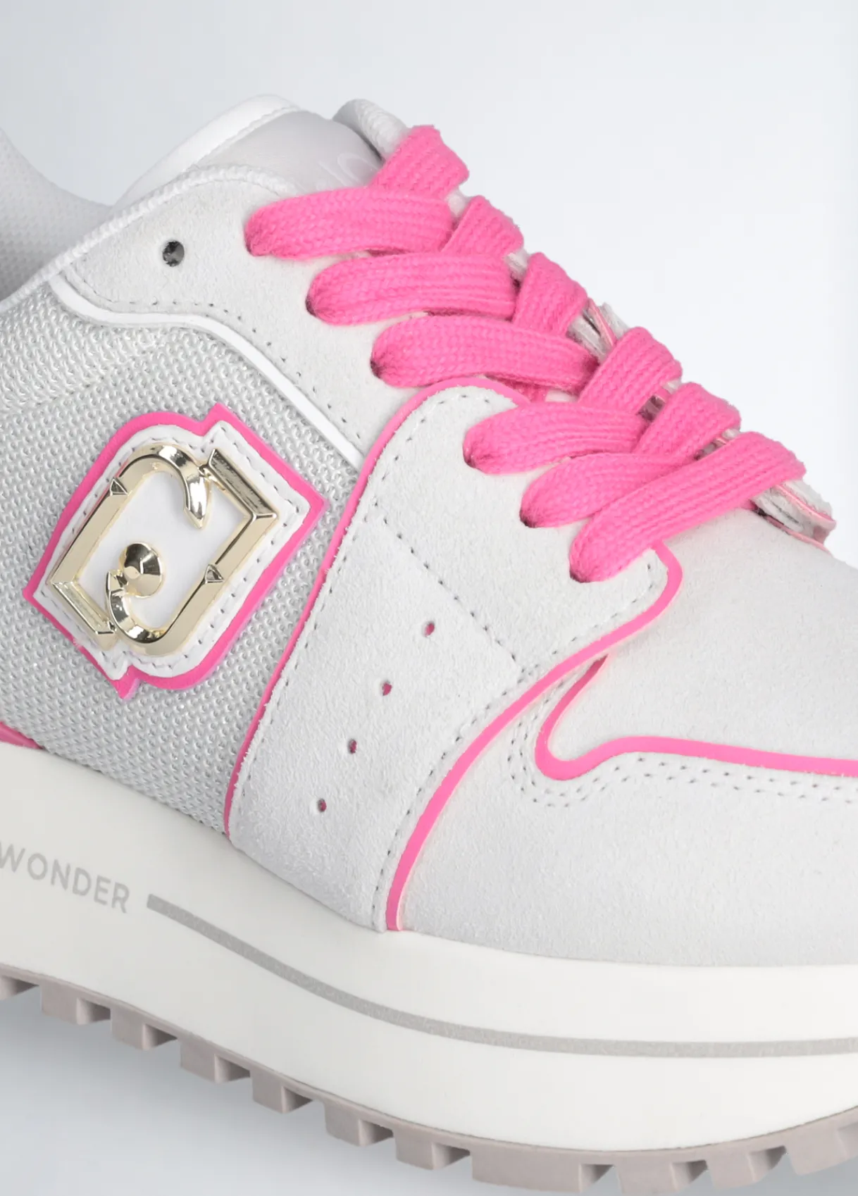 Liu Jo Sneakers à plateforme en daim et maille filet|Femme Sneakers