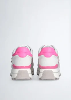 Liu Jo Sneakers à plateforme en daim et maille filet|Femme Sneakers