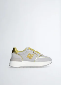 Liu Jo Sneakers à plateforme en daim et nylon|Femme Sneakers