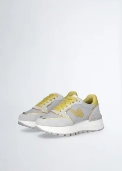 Liu Jo Sneakers à plateforme en daim et nylon|Femme Sneakers