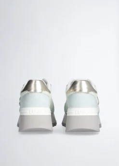 Liu Jo Sneakers à plateforme en daim et maille filet|Femme Sneakers