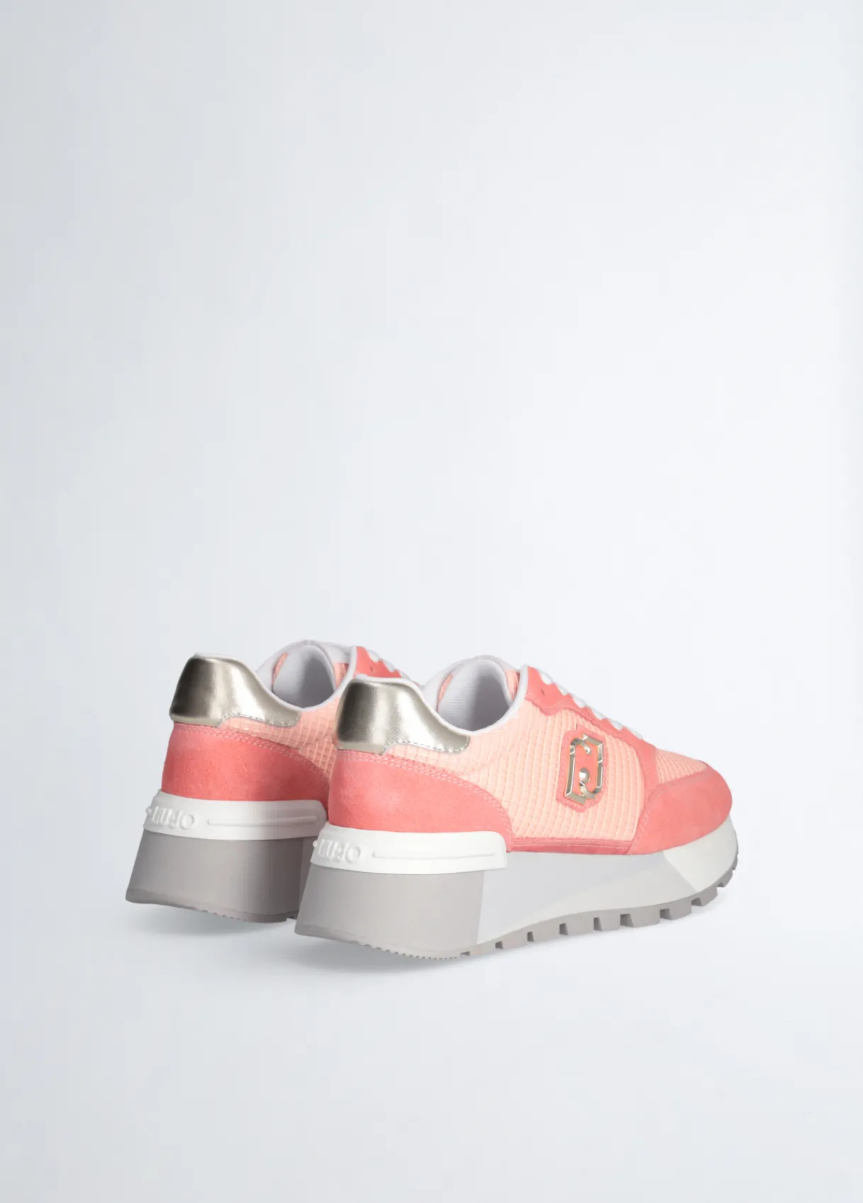 Liu Jo Sneakers à plateforme en daim et maille filet|Femme Sneakers