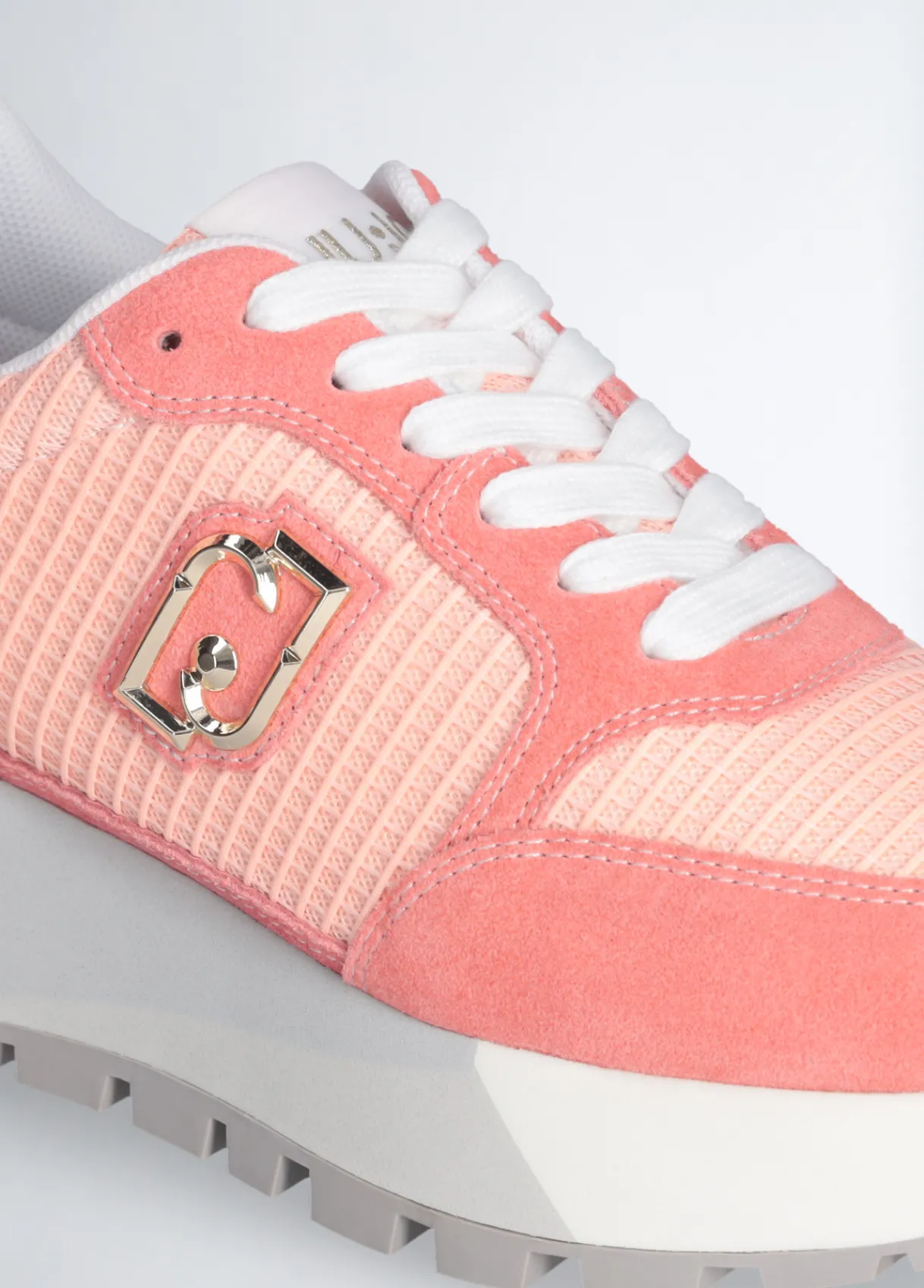 Liu Jo Sneakers à plateforme en daim et maille filet|Femme Sneakers