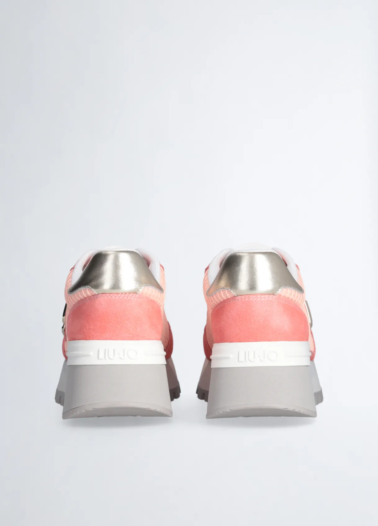 Liu Jo Sneakers à plateforme en daim et maille filet|Femme Sneakers