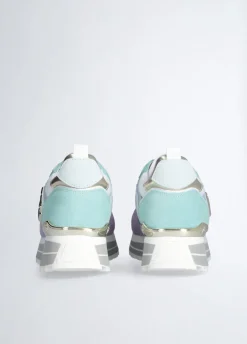 Liu Jo Sneakers à plateforme en daim et maille filet|Femme Sneakers