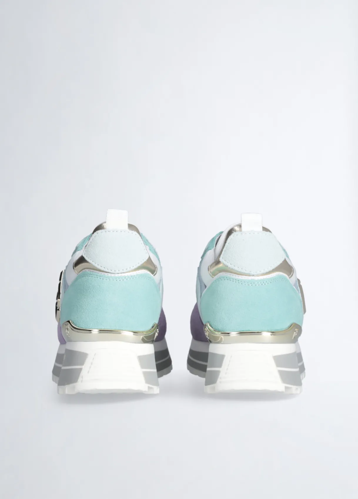 Liu Jo Sneakers à plateforme en daim et maille filet|Femme Sneakers