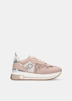 Liu Jo Sneakers à plateforme en paillettes|Femme Sneakers