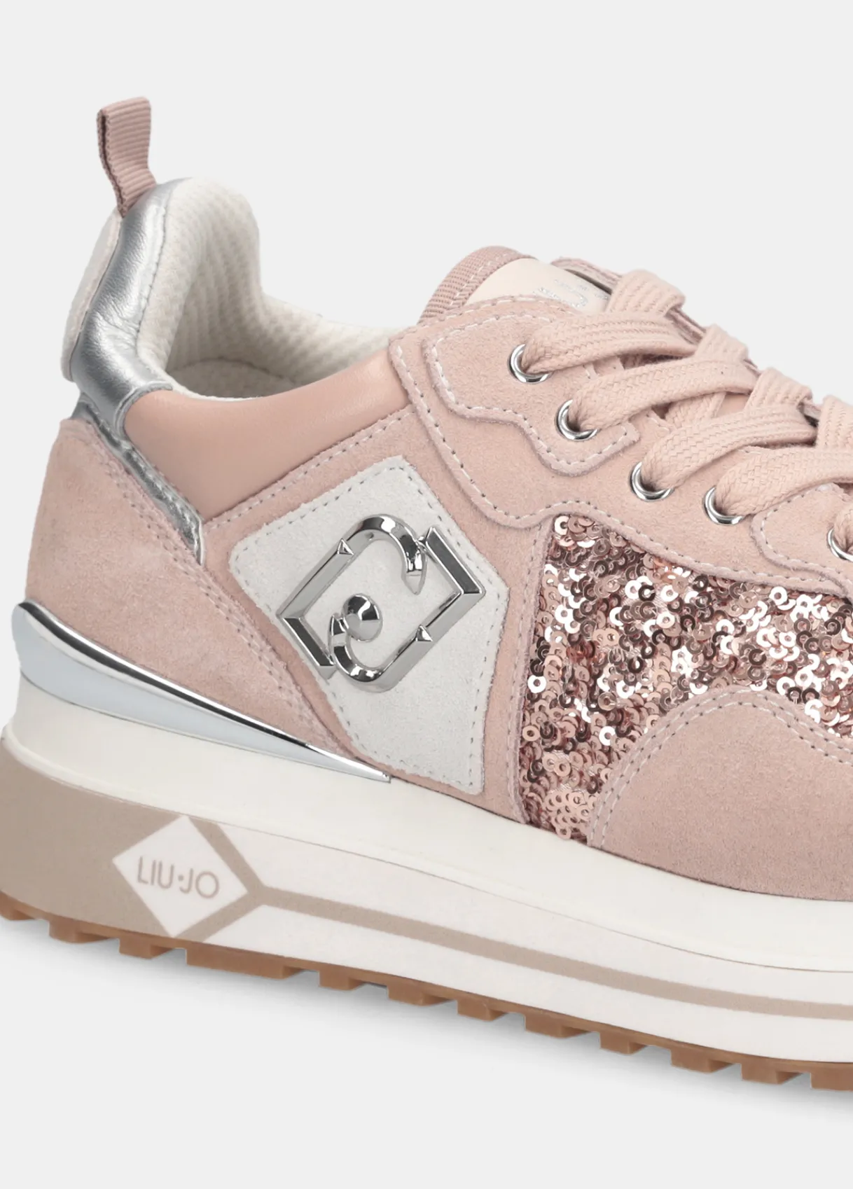 Liu Jo Sneakers à plateforme en paillettes|Femme Sneakers