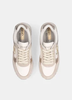 Liu Jo Sneakers à plateforme épaisse en glitter et en nylon|Femme Sneakers