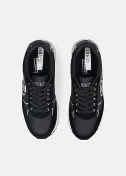 Liu Jo Sneakers à plateforme épaisse en glitter et en nylon|Femme Sneakers