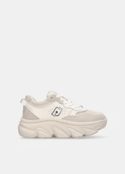 Liu Jo Sneakers à semelle épaisse en daim et en mesh|Femme Sneakers
