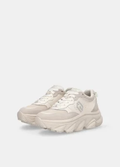 Liu Jo Sneakers à semelle épaisse en daim et en mesh|Femme Sneakers