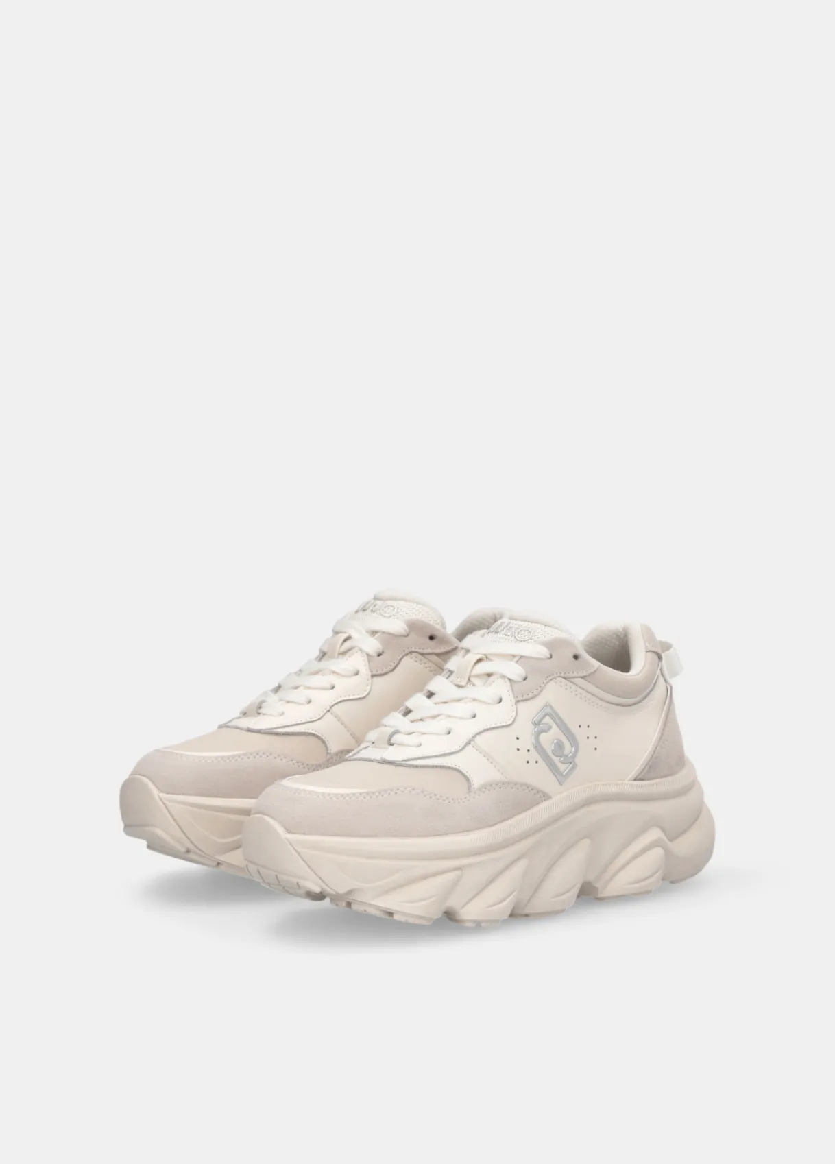 Liu Jo Sneakers à semelle épaisse en daim et en mesh|Femme Sneakers